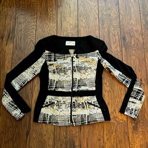 Joseph Ribkoff Black and White Jacket